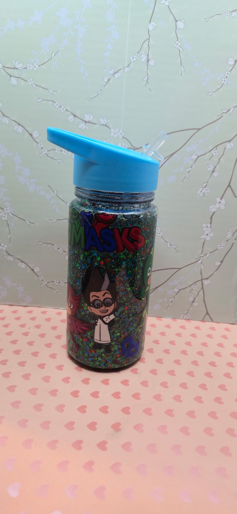 Sleepy Superheros Snow Globe Sip Cup